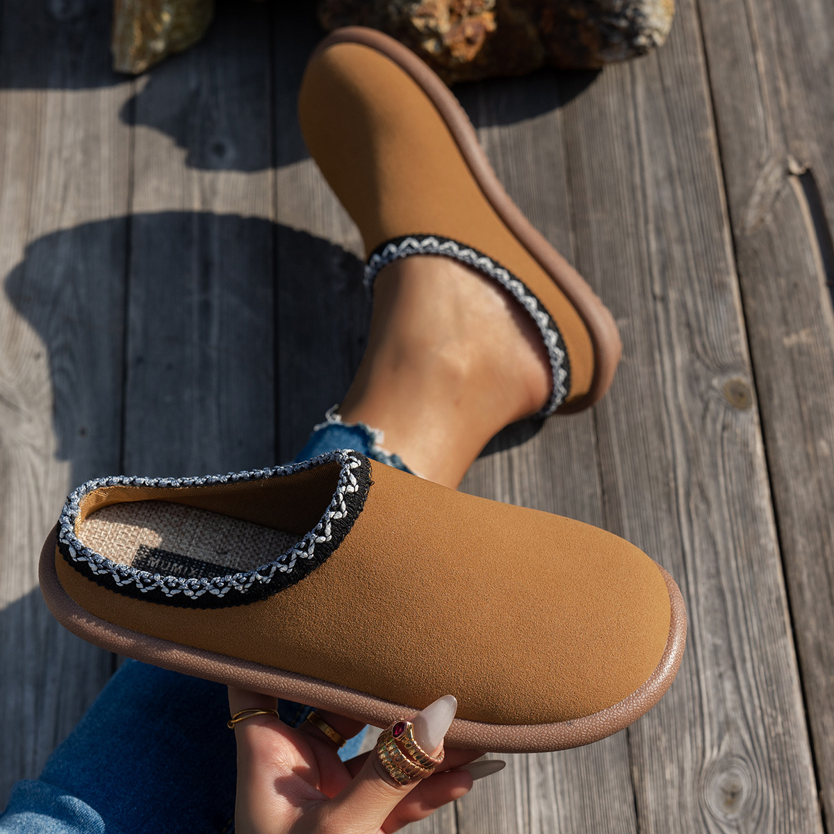 Women'S Shoes In Wide Width - Женские тапочки с вышивкой 2025, сабо