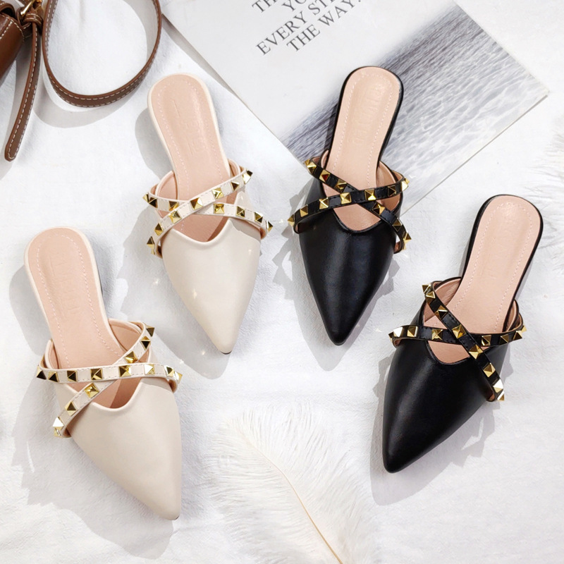 Slip On Mule Flat - Новые женские шлепанцы 2026 года: удобные