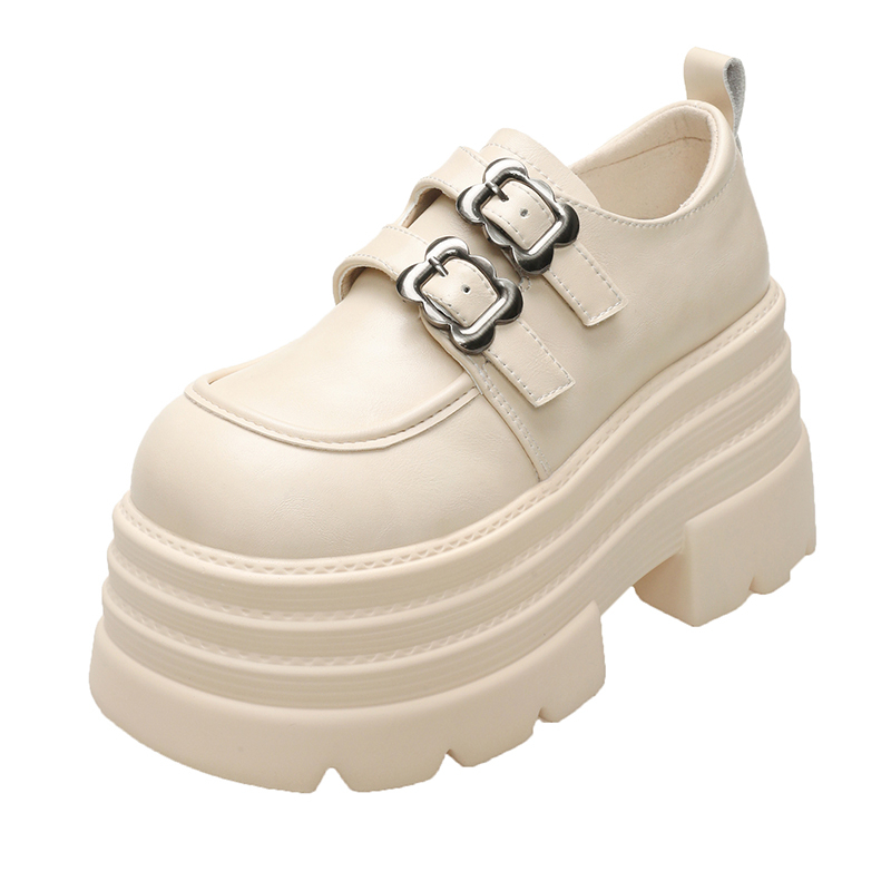 Women Shoes Japanese Brand - Туфли женские на плоской платформе, лоферы,
