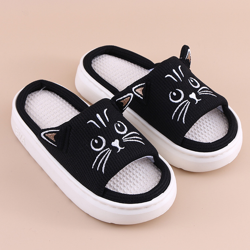 Women'S Shoes Temu - Женские домашние тапочки-слайды на платформе, весенне-летние,