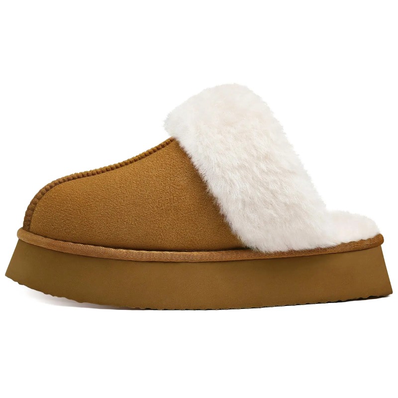 Women Shoes Branded - Зимние женские тапочки Comwarm на платформе,