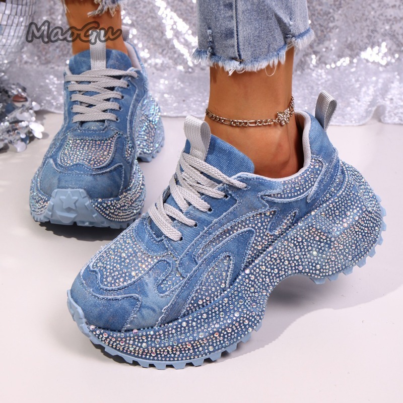 Women'S Shoes Com - Модные женские кроссовки со стразами, повседневная