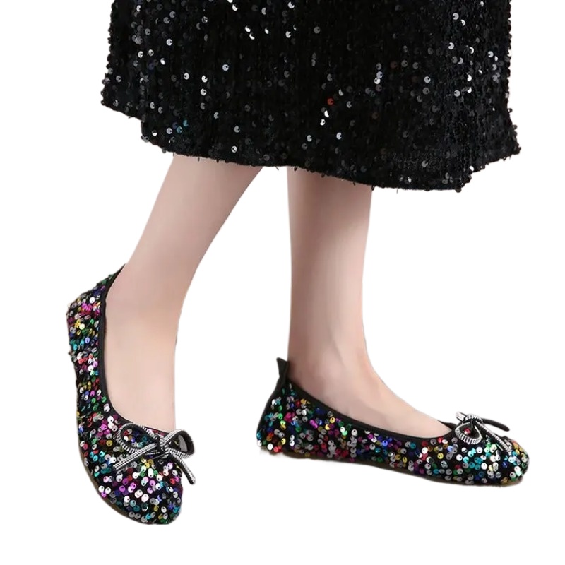 Women Shoes Japanese Brand - Новые весенние женские туфли-балетки с круглым