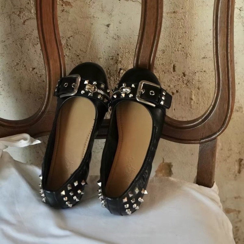 Women'S Shoes Temu - Женские кожаные туфли Мэри Джейн с
