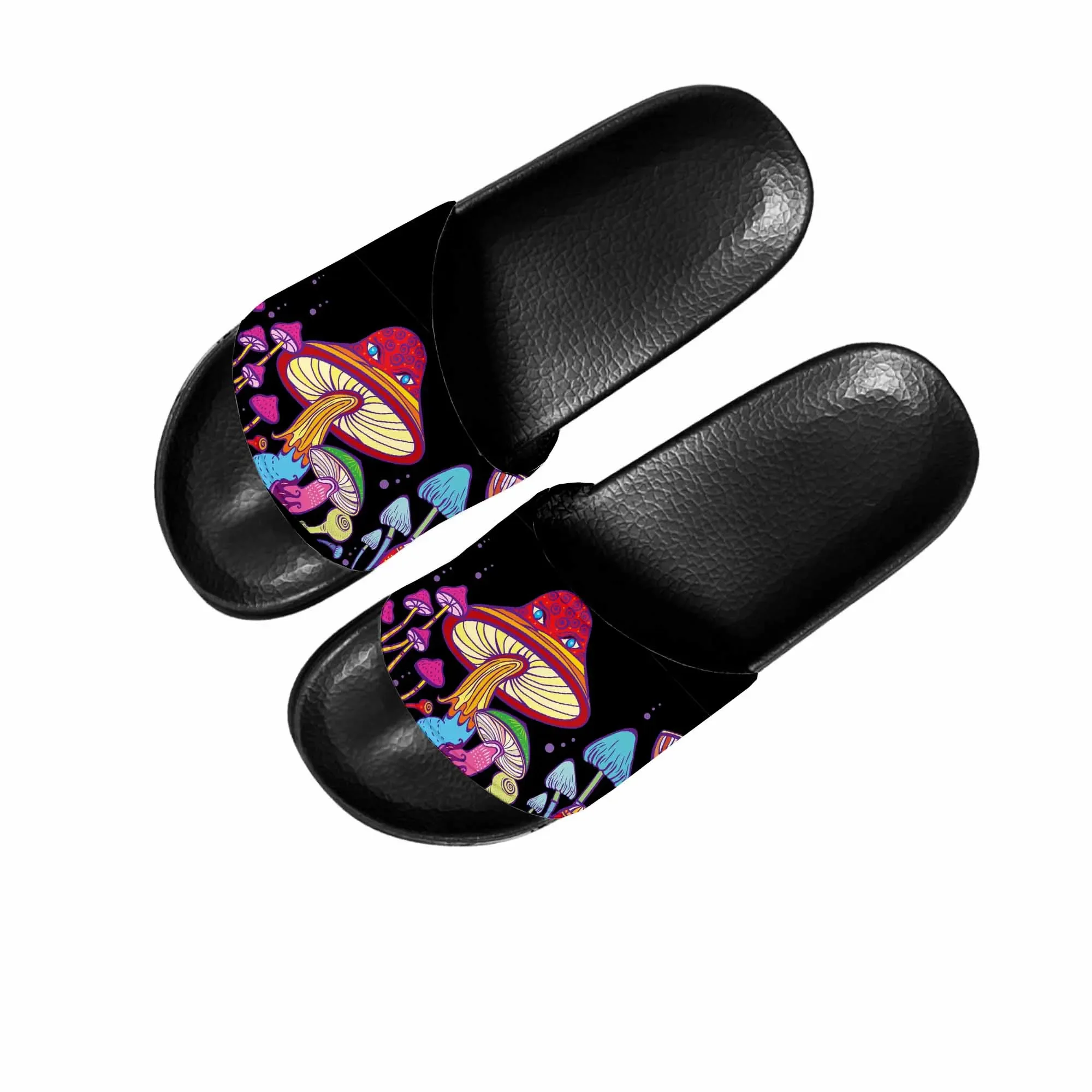Women Shoes Made In Italy - Психоделические тапочки в виде грибов, домашние