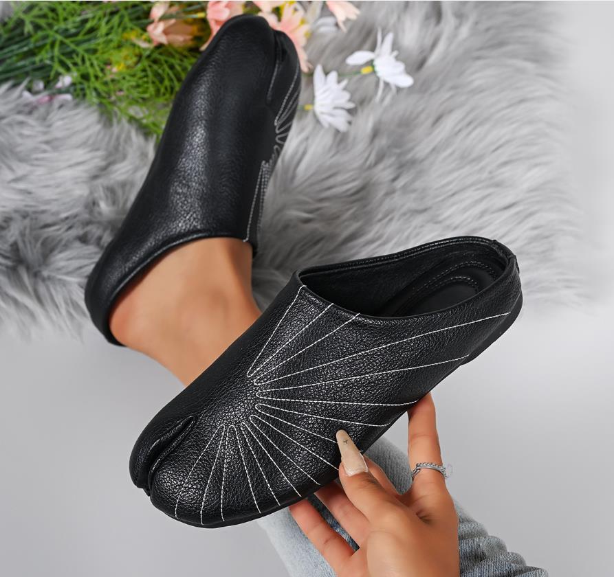 Women Shoes Japanese Brand - Модные туфли таби-ниндзя, женские балетки на