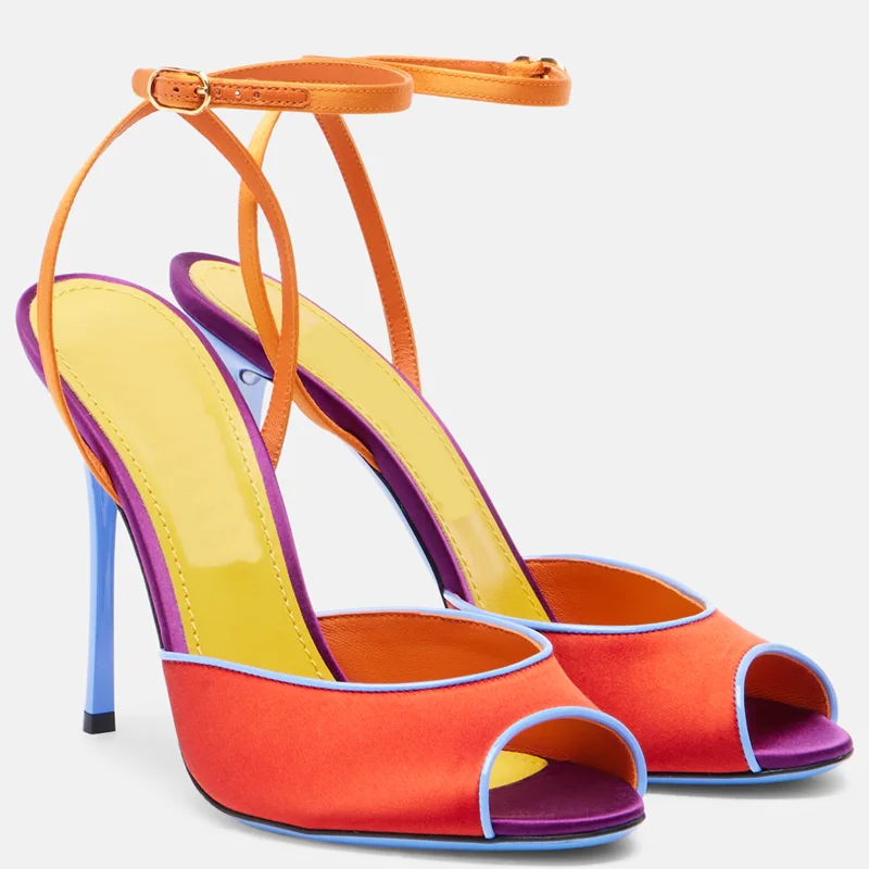 Атласные босоножки с открытым  – обзор и цена Peep Toe Heels