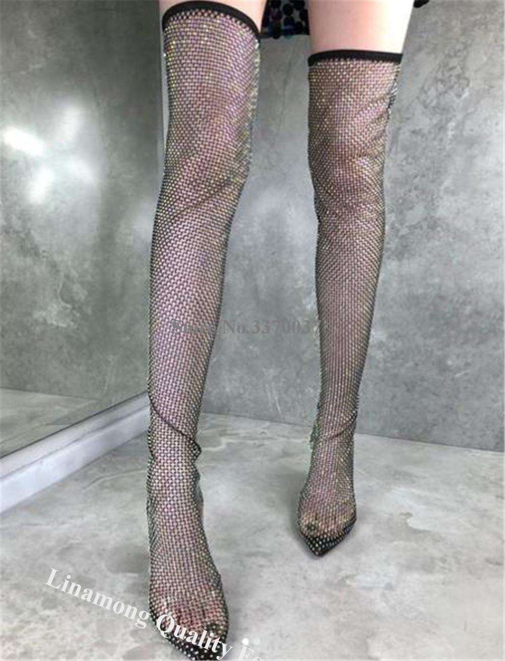 Linamong, длинные сапоги-носки – обзор и цена Sock Boot Women