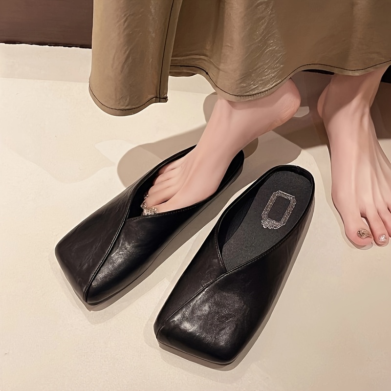 Новые женские уличные шлепанцы – обзор и цена Slip On Mule Flat