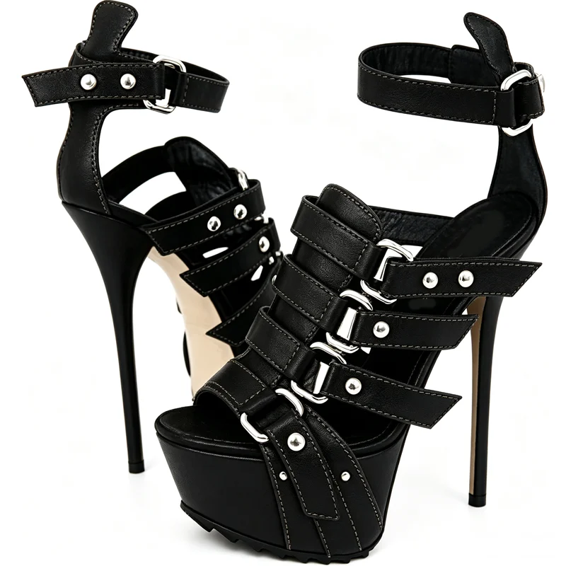 Модные женские туфли на платфо – обзор и цена Peep Toe Heels