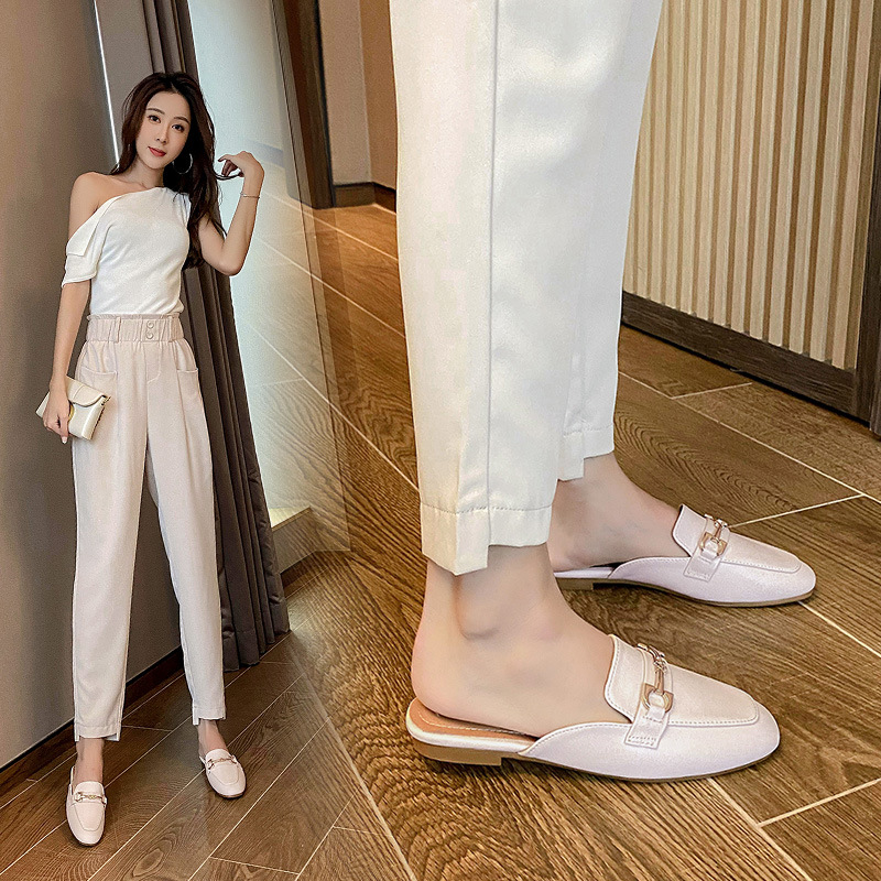 Женские летние тапочки Baotou  – обзор и цена Slip On Mule Flat