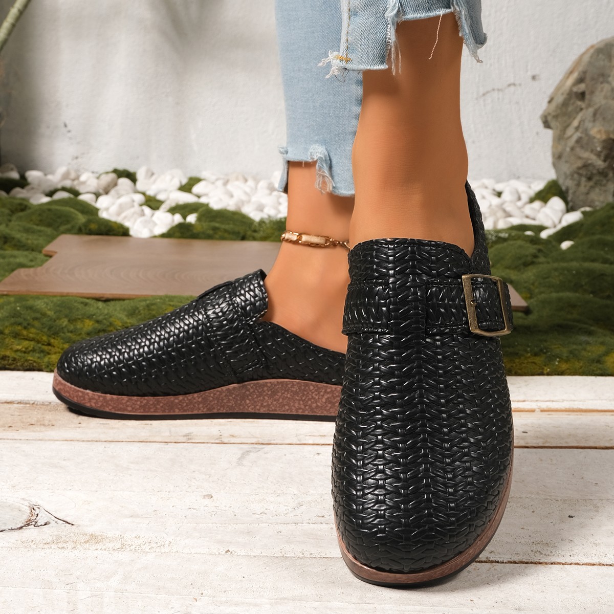 Новая модная удобная и прочная – обзор и цена Slip On Mule Flat