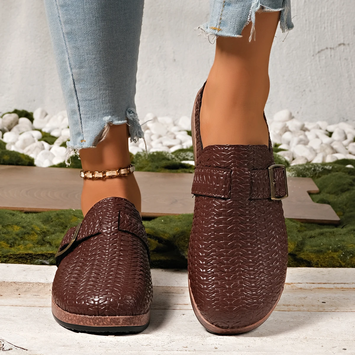Новая модная удобная и прочная – обзор и цена Slip On Mule Flat