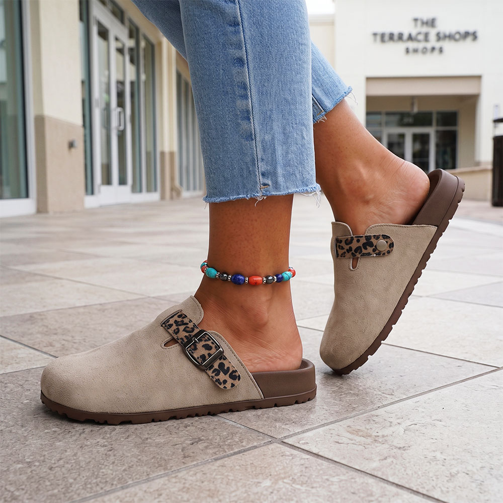 Женские мюли с закрытым носком – обзор и цена Slip On Mule Flat