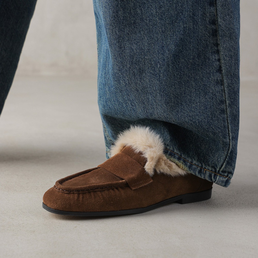 Роскошные меховые мокасины для – обзор и цена Women Shoes Japanese Brand