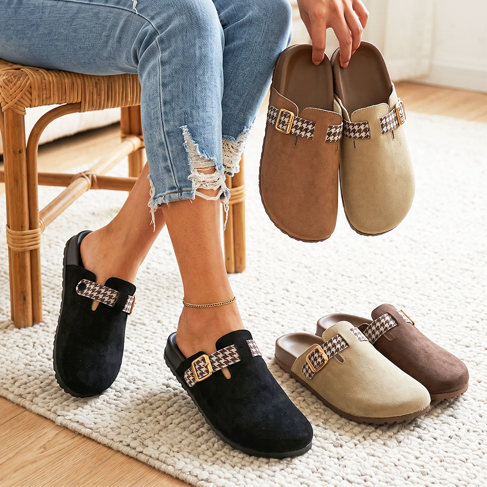 Женские мюли с закрытым носком – обзор и цена Slip On Mule Flat