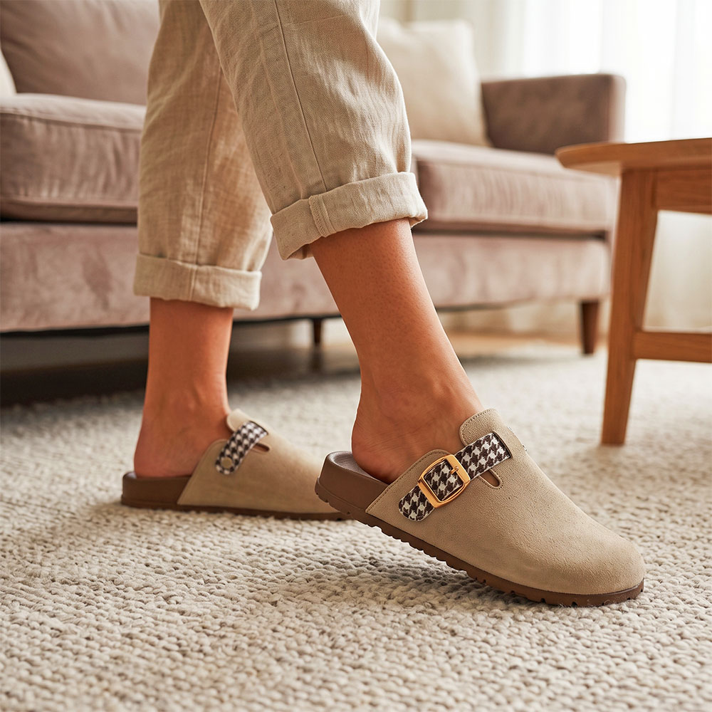 Женские мюли с закрытым носком – обзор и цена Slip On Mule Flat