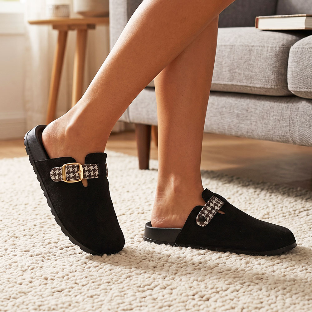 Женские мюли с закрытым носком – обзор и цена Slip On Mule Flat