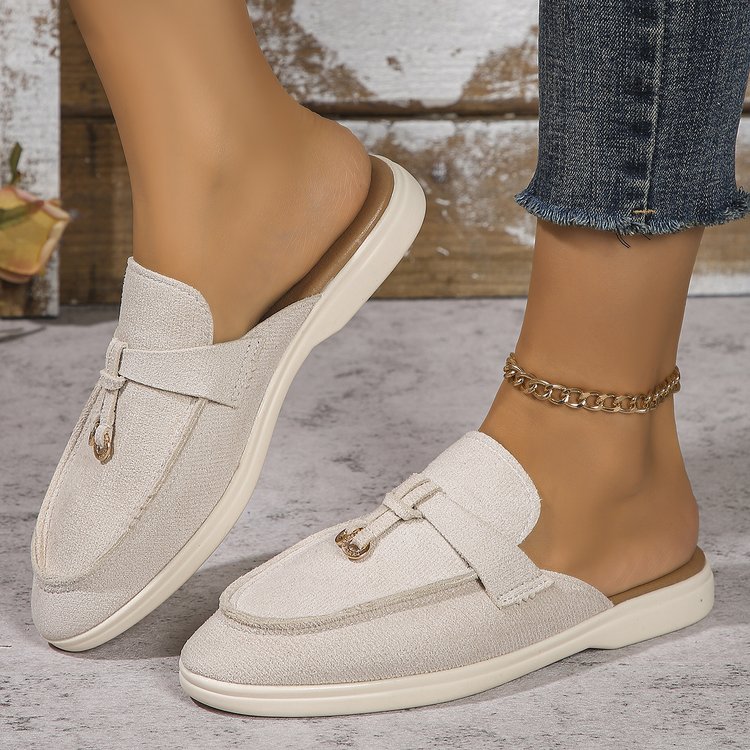 Женские винтажные мюли-лоферы  – обзор и цена Slip On Mule Flat
